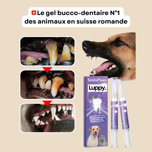 SmilePaws™ - Gel d’hygiène bucco-dentaire pour animaux